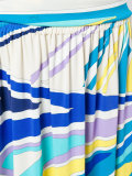 printed pleated skirt 