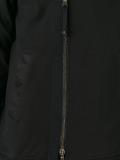 off-centre zipped hoodie