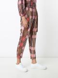 printed wrap pants 