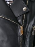 zip up biker jacket