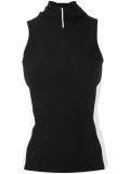 high neck bicolour tank