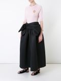bow detail maxi skirt