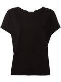 short-sleeve raw hemmed T-shirt