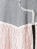 Accord gingham and lace dress