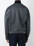 buttoned bomber jacket 