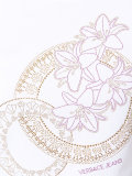 floral beads T-shirt 
