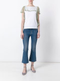lace trimmed T-shirt 