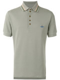 embroidered logo polo shirt