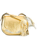 fringed shoulder bag
