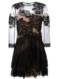 sheer lace dress