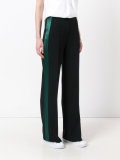 contrast stripe trousers 