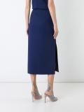 scuba side slit skirt