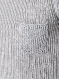slim-fit ribbed jumper