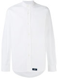 band collar shirt