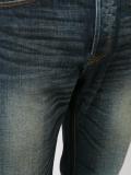 faded tapered jeans