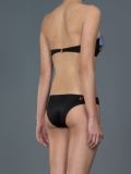 printed bandeau bikini set