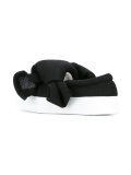 tied mesh slip-ons