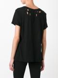scoop neck destroyed T-shirt