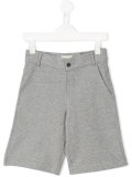 logo print shorts