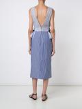 V-neck peplum dress