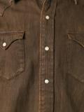 pocketed button down shirt