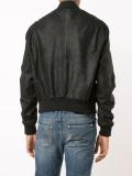 chained zipper bomber jacket