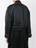 stitch detailed bomber jacket