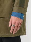 carved linked ring set