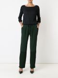 straight leg trousers
