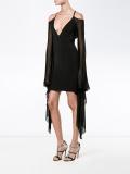 ruffle sleeve mini dress