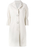 gathered sleeve coat