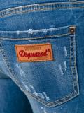 Twiggy cropped bleach jeans