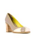 chunky heel pumps