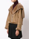 short shearling jacket 