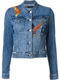 'fox' patches jacket