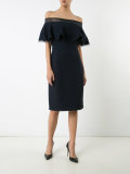 ruffled off the shoulder dress