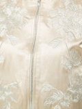 floral embroidery bomber jacket