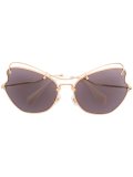 oversized gradient sunglasses