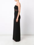 sheer detailing long dress