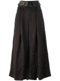 wide leg cropped pants