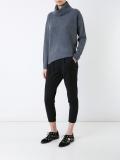 tailored cropped trousers
