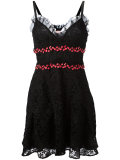 embroidered sweetheart dress