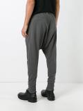 drop-crotch sweatpants