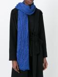 creased effect scarf