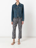 aztec print trousers
