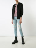 distressed jeans