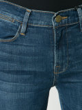 stonewashed flared jeans 