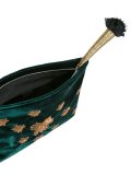 ragno embroidered velvet clutch