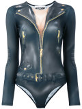 trompe-l'oeil biker jacket body