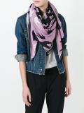 bird print scarf